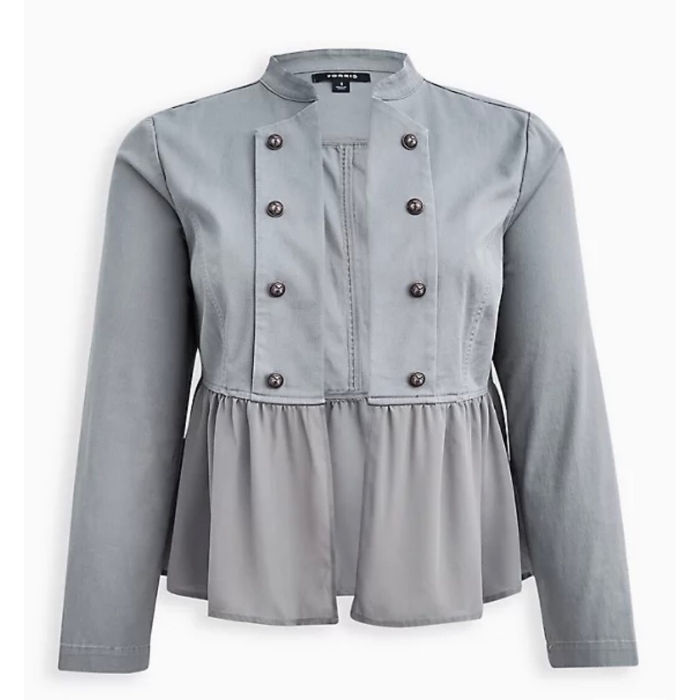 Torrid peplum jacket. Size 28